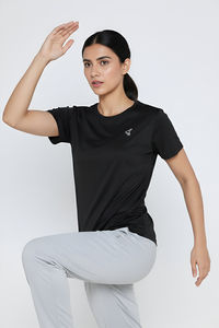 Zelocity Quick Dry Relaxed Top - Black Beauty — thumbnail 2